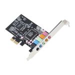 xromtbem 5.1 Internal Sound Card for PC for Windows Xp/7/8/10 3D Stereo Card with CMI8738 Chip32/64 Bit PCI for Express So Pci-e Card