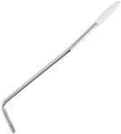 Wilkinson 4.8mm Threaded-In Tremolo Arm Whammy Bar for Fender Mexico Strat Electric Guitar, Chrome with White Tip