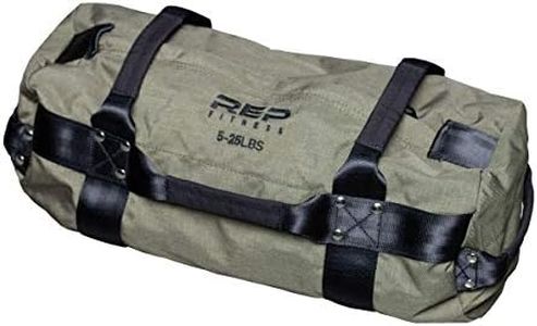 REP Fitness Sandbags - Heavy Duty Workout Sandbags for Training, Cross-Training Workouts, Fitness, Exercise and Military Conditioning - Multiple Sizes and Colors (Small-ArmyGreen)