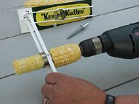 Kernel Kutter (Sweet Corn Cutter, Stripper) with Bit "We are The Manufacture"