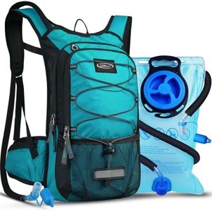 Lunidry Insulated Hydration Pack Backpack with 3L BPA Free Leak-Proof Water Bladder, Keep Liquids Cool Up to 5 Hours, Daypack for Hiking, Running, Cycling, Hunting, Climbing