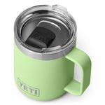 YETI Rambler Mug, Vacuum Insulated Stainless Steel Stackable Mug with Magslider Lid, Key Lime, 10 oz (296 ml)