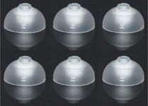 FCS Pack of 6 Click Dome for Siemens Signia RIC, Click CIC & Click ITC Hearing Aid (10mm Closed).