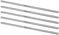 uxcell Round Steel Rod, 6mm HSS Lathe Bar Stock Tool 200mm Long, for Shaft Gear Drill Lathes Boring Machine Turning Miniature Axle, Cylindrical Pin DIY Craft Tool, 5pcs