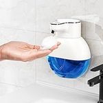 aodovoz Automatic Soap Dispenser Touchless, 400ml Foam hand wash dispenser, Electric wall mounted with USB charging, Suitable for Bathroom, Kitchen, School, Office and Hotel(White), (M8)