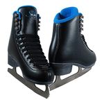 Jackson Classic Black SoftSkate 380 Womens/Girls Ice Figure Skates - Womens Size 8.0