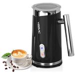 YISSVIC Milk Frother Electric Milk Steamer Automatic Large Capacity Hot or Cold Milk Froth Silent Operation for Cappuccino, Latte