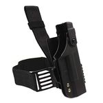 Bulldog Airsoft Glock 17 Tactical Pistol Holster: Secure Right-Leg Thigh Holster with Adjustable straps.