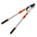 SK Organic Professional Ratchet Anvil Lopper with Compound Action, Sturdy Telescopic Handles with Extra Leverage, Garden Pruning Tree Hedge Branch Cutter Garden Lopper (Rachet Looper)