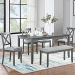 LUMISOL Dining Table Set for 6, Far