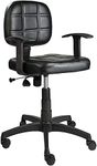 GURU CHAIRS Multi-Purpose Office Drafting Spa Stool with Adjustable Foot Rest and Wheels