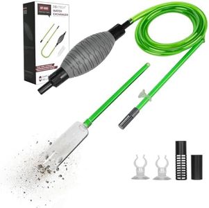 Boxtech Fish Tank Water Change, Aquarium Vacuum Siphon Water Changer Pump Sand Cleaner for Aquarium Water Filter