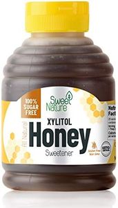 Sweet Nature Birch Xylitol Sugar Free Honey - Non GMO - Kosher - Made in the U.S.A. - Keto Friendly (14 oz)