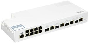 QNAP QSW-M408-4C 10GbE Managed Switch, with 4-Port 10GbE SFP+/RJ45 Combo and 8-Port Gigabit