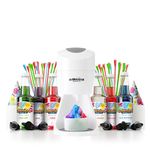 Hawaiian Shaved Ice S900A Shaved Ice and Snow Cone Machine with 6 Flavor Syrup Pack and Accessories