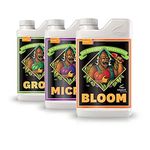 Advanced Nutrients Bloom, Micro & Grow, 1 L Each