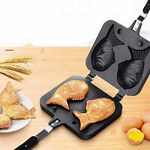 Gtouse Taiyaki Fish Shaped Bakeware Waffle Maker Nonstick Pan Food Fryer Pancake Tools