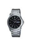 Casio Classic Silver Watch MTP1239D-1A, Black, Quartz Movement