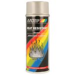 Motip M04032 Heat Resistant Spray Paint - Silver 400 ml