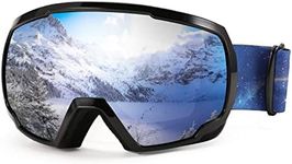 FEISEDY Goggles OTG - Over Glasses Motorcycle/Ski/Snowmobile Goggles for Men Women & Youth - 100% UV Protection B2960