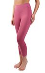 90 Degree By Reflex – High Waist Tummy Control Shapewear – Power Flex Capri, Red Violet, S