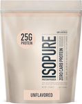 isopure Zero Carb 100% Whey Protein Isolate Powder with 25gm Protein per serve - 1 lb, 454 g Unflavoured