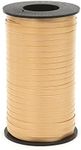 Morex Curling Ribbon 3/16" 500 Yds for Gift Wrapping, Balloon String, Birthday Parties, Holidays, Decorations, Soft Gold