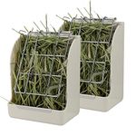 YaeTool 2PCS Hay Feeder, Rabbit Feeder Bunny Guinea Pig Hay Feeder, Hay Food Bin Feeder for Rabbit Guinea Pig and Other Small Animals