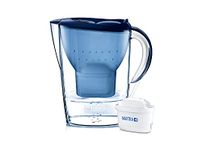 BRITA Marella German Made Water Filter Jug 2.4 liters Blue With Activated Micro Carbon Pearls For Fresh And Tasty Water