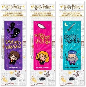 Re-Marks Harry Potter & Friends Jumbo Magnetic Bookmarks Collection, Set of 3