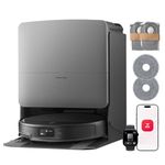 roborock Saros 20 Set Robot Vacuum Cleaner with Mop, 36,000 Pa Suction, 3.46 in Double-Layer Threshold, Zero-Tangling, Ultra-slim, StarSight Autonomous 2.0, DirTect Technology, 100°C Hot-Water Care