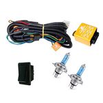 Autopearl Halogen Headlamp Wiring Harness Kit for I20 Elite (Set of 3, Multicolour)