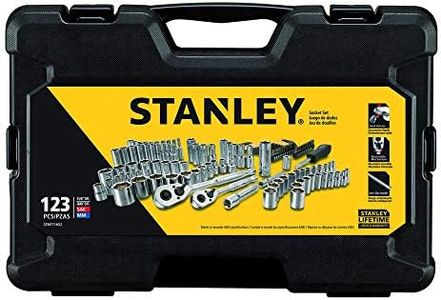 STANLEY Drive Socket Set, 123-Piece, Black (STMT71652)