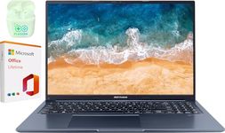 ASUS Vivobook Business Laptop Computer, 16" WUXGA Laptop 40GB RAM 2TB SSD, AMD Ryzen 7 5800HS Processor, Windows 11 Home Laptop with Microsoft Office Lifetime, PLUSERA Earphones, Quiet Blue