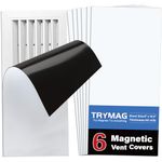 TRYMAG Strong Magnetic Vent Covers, 8" x 15" Air Vent Covers for Home Floor Standard Air Vent，Floor Vent Cover for Wall and Register Vent,Ceiling Vent Covers，Ac Vent Cover for RV and HVAC-6Pcs