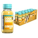 UNROOTED Mighty Ginger Shots Multipack - Immune System and Natural Energy Booster - 12 x 60ml Bottles - Ginger, Turmeric, Chilli & Baobab