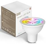 MOES ZigBee Smart LED Bulb, 5W GU10 RGB Colour Cold White Dimmable, App Remote and Voice Control, Work with Alexa Google Assistant, 2200-6500K 345lm (Requires ZigBee Hub)