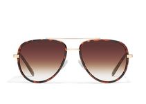 Quay - Sunglasses for Men & Women, Polarized Aviator Lenses with UV Protection (All In Medium), Tortoise, Medium