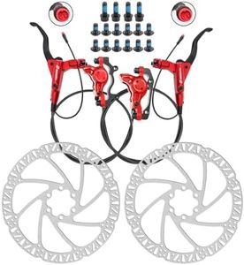 Zoom eBike Hydraulic Disc Brake Set – 2/3-Pin Power-Off Sensor, Pre-Bled Levers & Calipers with 160mm Rotors – Front & Rear Electric Bike Brake Kit