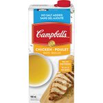 Campbell's No Salt Added Chicken Broth, 900 mL