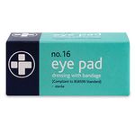 Reliance Medical First Aid Eye Pad Bandage - Thick, Comfortable, Sterile, Individually Boxed Eye Pad Dressing with Stretch Bandage for Wounds and Injuries, Pack of 10