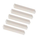 Alnicov Guitar Blank Bone Nut,5PCS DIY Guitar Nut for LP Folk Classical Electric Acoustic Guitar 52 x 10 x 6mm