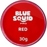 Blue Squid PRO Face Paint - Professional Water Based Single Cake Facepaint & Body Paints - SFX Makeup, Kids Adults Face Painting for Costume, Halloween, Cosplay - Classic Red 30g / 1oz