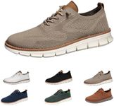 Breeze Shoes for Men, Breezes Shoes, Wear Breeze Mens Shoes, Casual Mens Walking Sneakers Shoes, Ultra Comfortable Shoes for Men (Khaki, Adult, Men, 10.5, Numeric, US Footwear Size System, Medium)