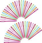 Plastic Knitting, Sewing, Cross Wool Weave Stitch Crochet Needles for Teens (Multicolour) (10)