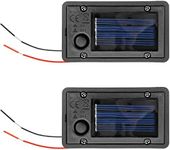 Mifrsnu 2Pcs Battery Box, Solar Lantern Light Top for Outdoor Hanging Lanterns Container Home Solar Lamp