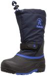 Kamik Girl's WATERBUGW Snow Boot, Navy/Blue, 7 Wide US Big Kid