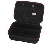 BOVKE Carrying Case for Sony Vlog Camera ZV-1/ ZV-1 II/ZV-1F Digital Camera & Bluetooth Grip Vlogger Accessory Kit for YouTube Live Video Streaming, Mesh Pocket for Batteries USB Cables Charger, Black