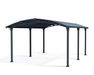 Palram Canopia Arcadia 5000 Carport Grey-Robust Structure for Year-Round Use