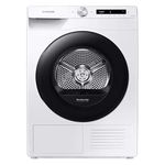 Samsung Series 5+ DV90T5240AW/S1 with OptimalDry™, Freestanding Heat Pump Tumble Dryer, 9 kg, White, A+++ Rated